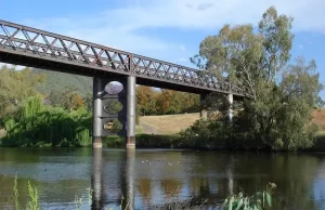 Photo of a iron Bridge over Gwydir River