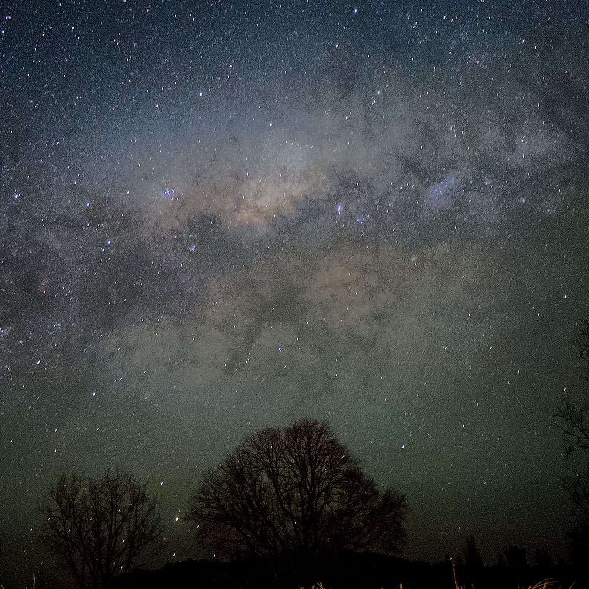 star spangled night sky